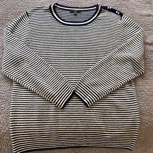 NWOT JCrew Stripe Sweater